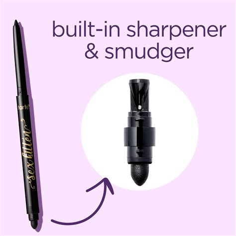 tarte liquid eyeliner|tarte eyeliner sharpener.